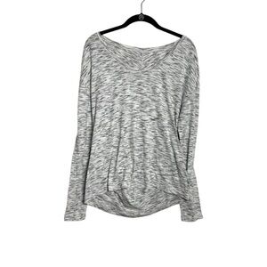 Lululemon atheltica Grey long sleeve shirt Large